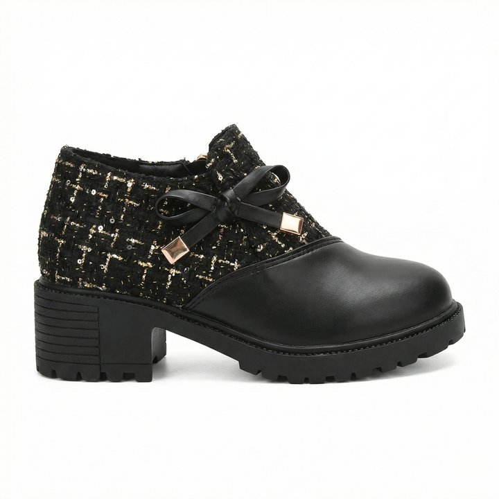 Schwarze spitze Damen High Heels, stilvolle Absätze für Abendgarderobe & festliche Events.