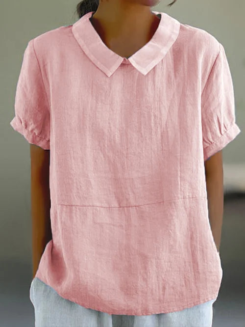 Vielseitige Damen Kragenbluse für Business Casual Looks oder elegante Freizeit-Outfits.