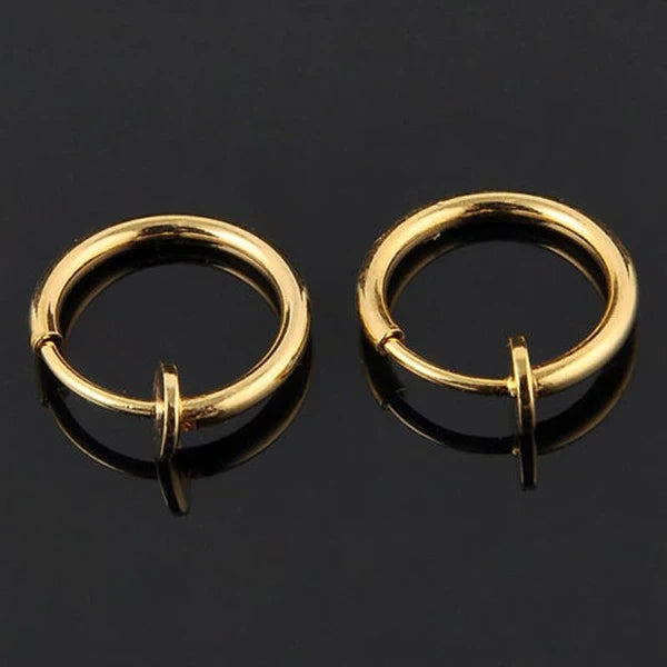 Luxuriöse Damen Ohrringe ohne Piercing, silberfarben; eine schmerzfreie und stilvolle Geschenkidee für Frauen.