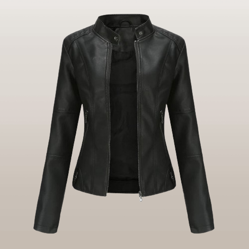 Elegante Damen Reißverschluss Jacke, stilvoll & vielseitig für Übergang und Freizeit. Moderner taillierter Schnitt.