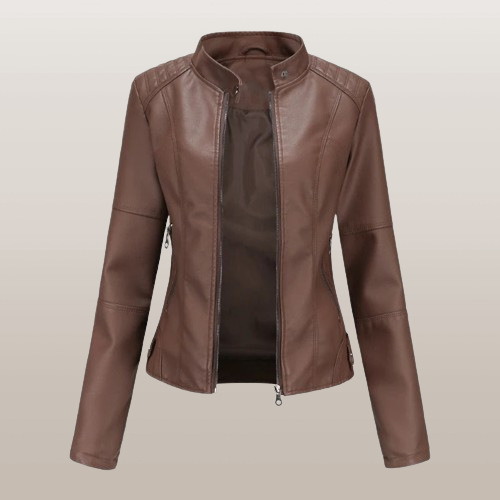 Stilvolle Damenjacke mit Reißverschluss, bequem & modern für Herbst/Winter. Perfekt als Übergangs- oder Freizeitjacke.