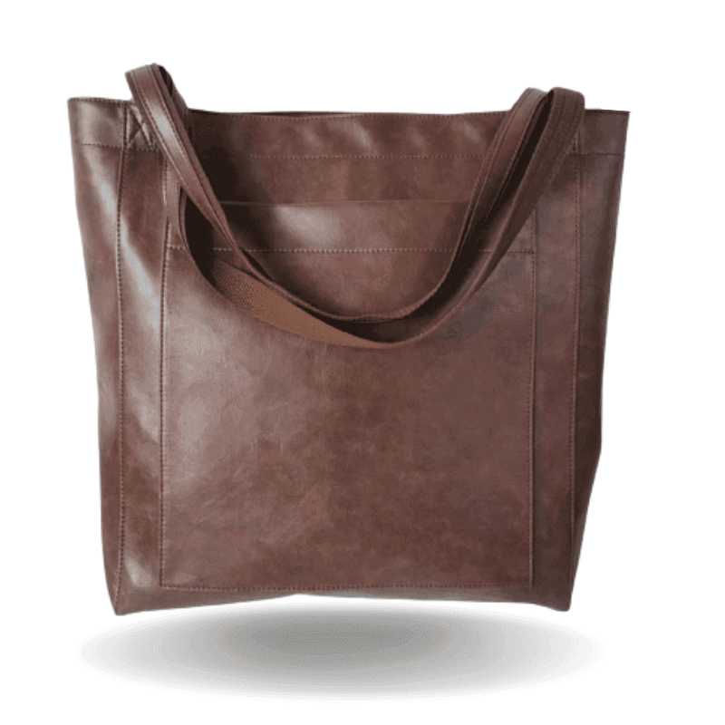 Vielseitige Damen-Tasche, elegant und zeitlos in Dunkelbraun, ideal für Büro, Shopping oder Abend.