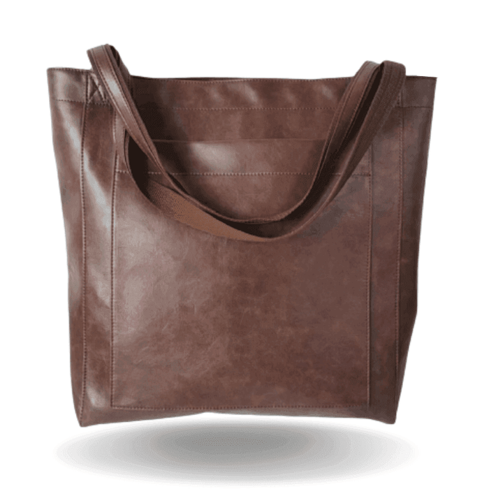Vielseitige Damen-Tasche, elegant und zeitlos in Dunkelbraun, ideal für Büro, Shopping oder Abend.
