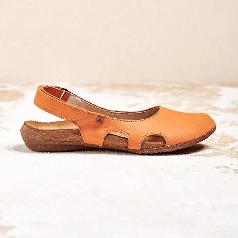 Elegante offene Flats für Damen, bequeme Sandalen als perfekte Sommerschuhe.