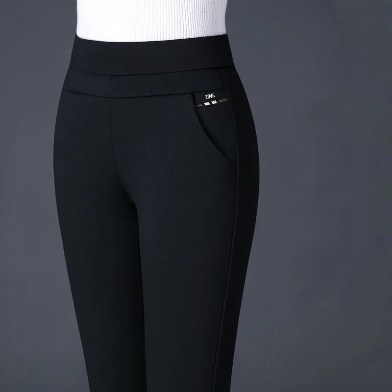 Elegante, dehnbare Gesile™ Damenhose mit High Waist für Komfort & Vielseitigkeit, ideal für Freizeit & Business Casual.