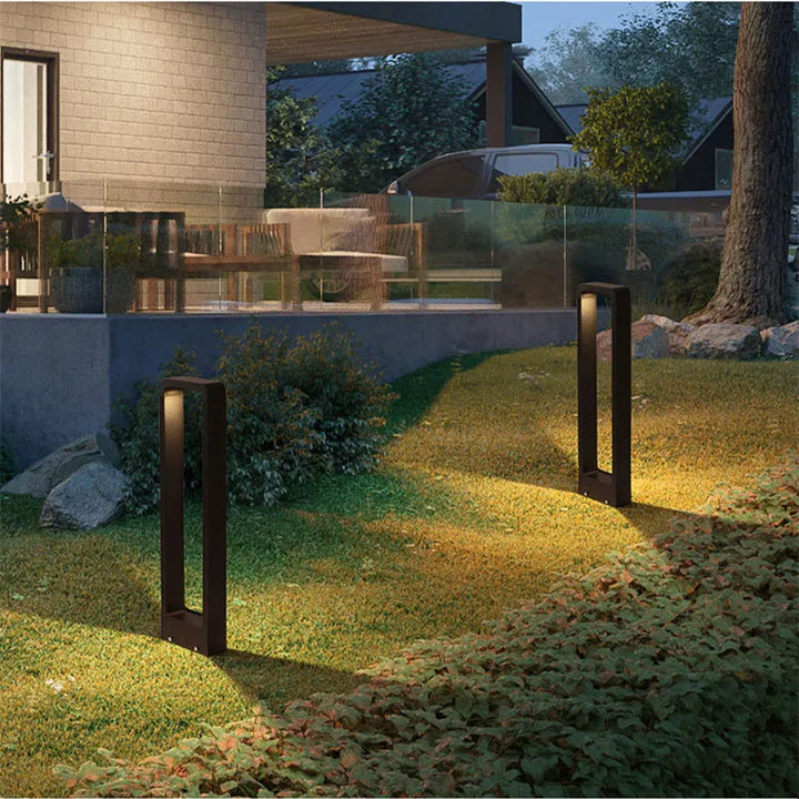 Hochwertige 30cm LED Bodenleuchte für Garten, Terrasse und Eingangsbereiche. Effektive Außenbeleuchtung.