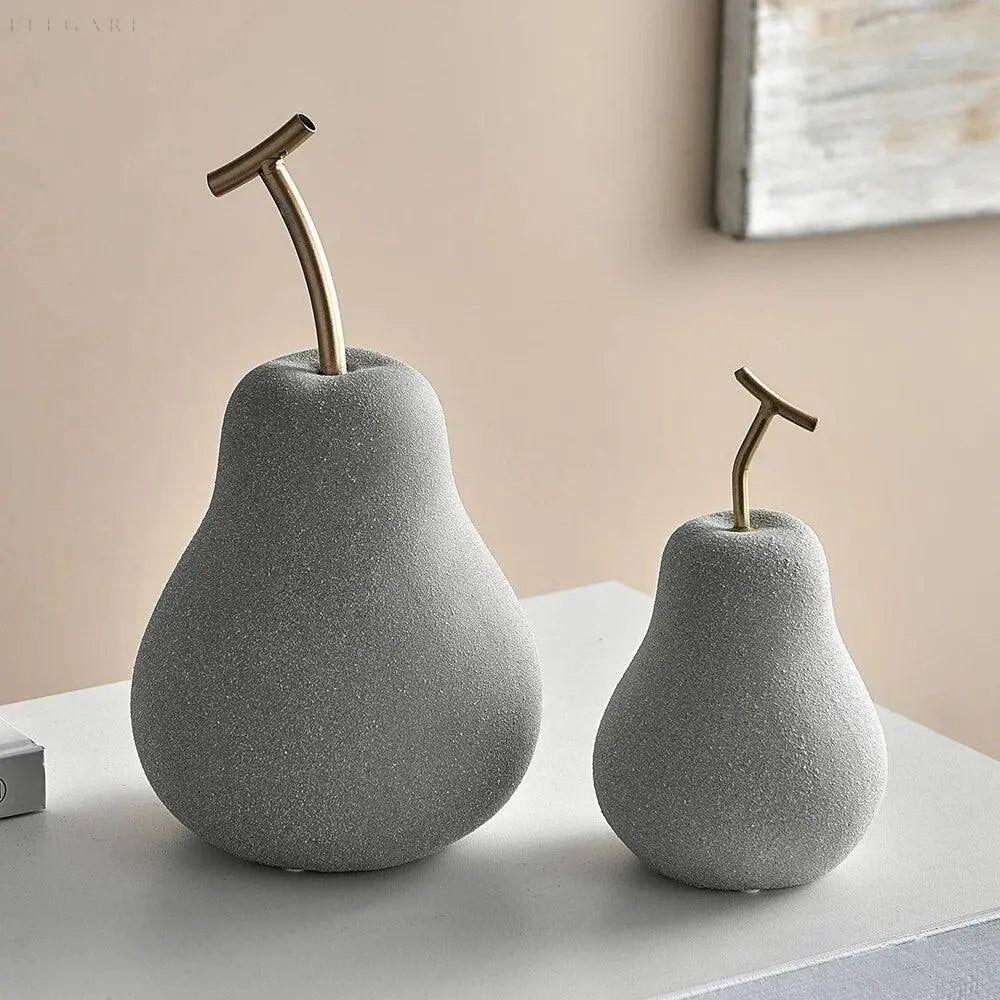 Moderne goldene Apfel-Skulptur aus Harz, elegant & minimalistisch, perfekt als exklusive Geschenkidee.