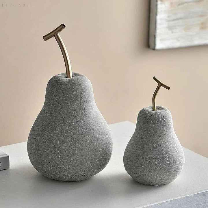 Moderne goldene Apfel-Skulptur aus Harz, elegant & minimalistisch, perfekt als exklusive Geschenkidee.