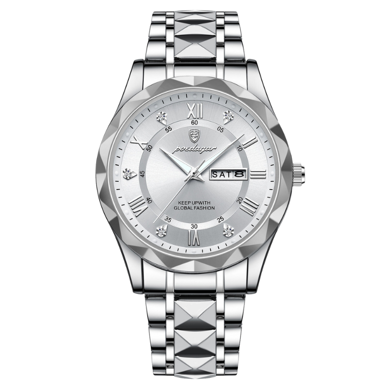Vielseitige Herrenuhr, elegant für Business und lässig für Freizeit, kombiniert Stil & Funktion.