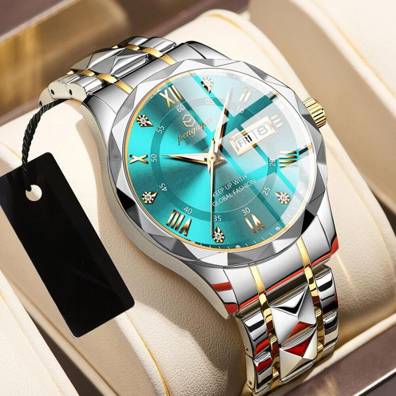 Robuste und elegante Herren Armbanduhr, hochwertige Verarbeitung für langlebige Qualität.
