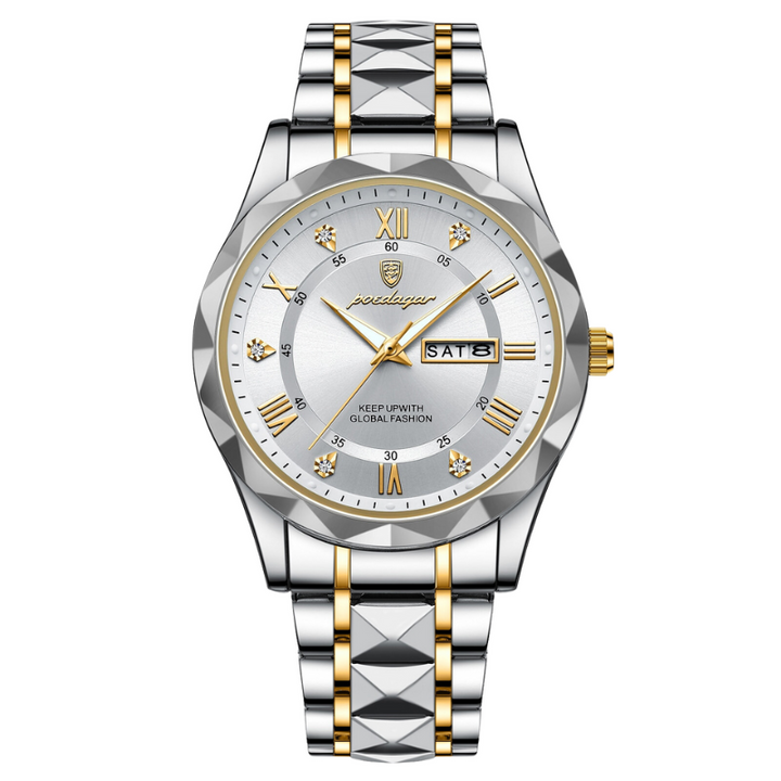 Zeitlose Herrenuhr als stilvolles Accessoire, hochwertiger Zeitmesser für den modernen Mann.