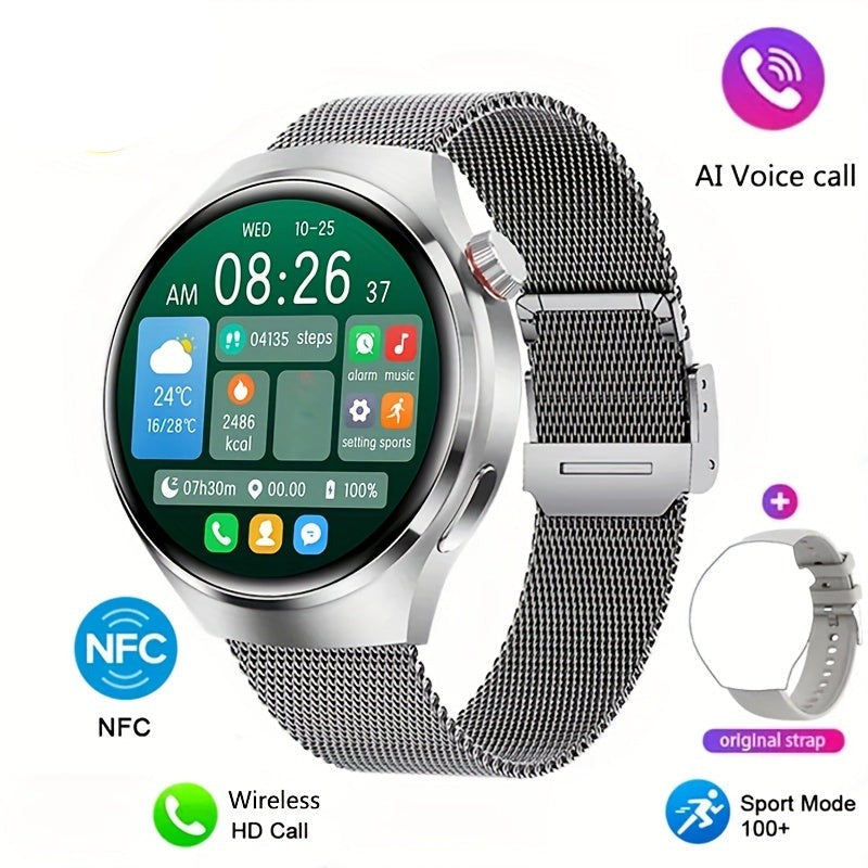 Multifunktionale Herren Smartwatch Orion: NFC, GPS, Herzfrequenz, Schrittzähler, Sportuhr.