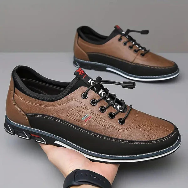 Elegante Herren Oxford-Schnürschuhe, handgemacht. Klassische Business- & Freizeitschuhe für Stil & Komfort.
