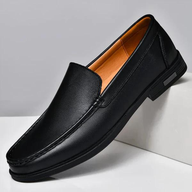 Minimalistische Emilio Herren Loafer aus echtem Leder, schlichtes Design mit maximaler Wirkung & Komfort.