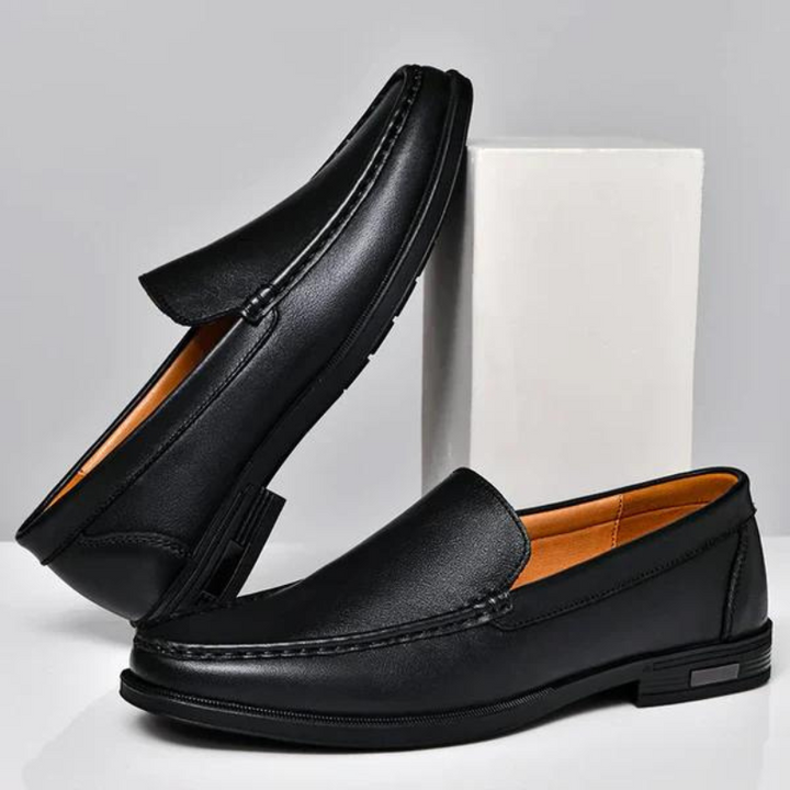 Hochwertige Emilio Herren Slipper aus echtem italienischem Leder, klassisch, bequem und schick.