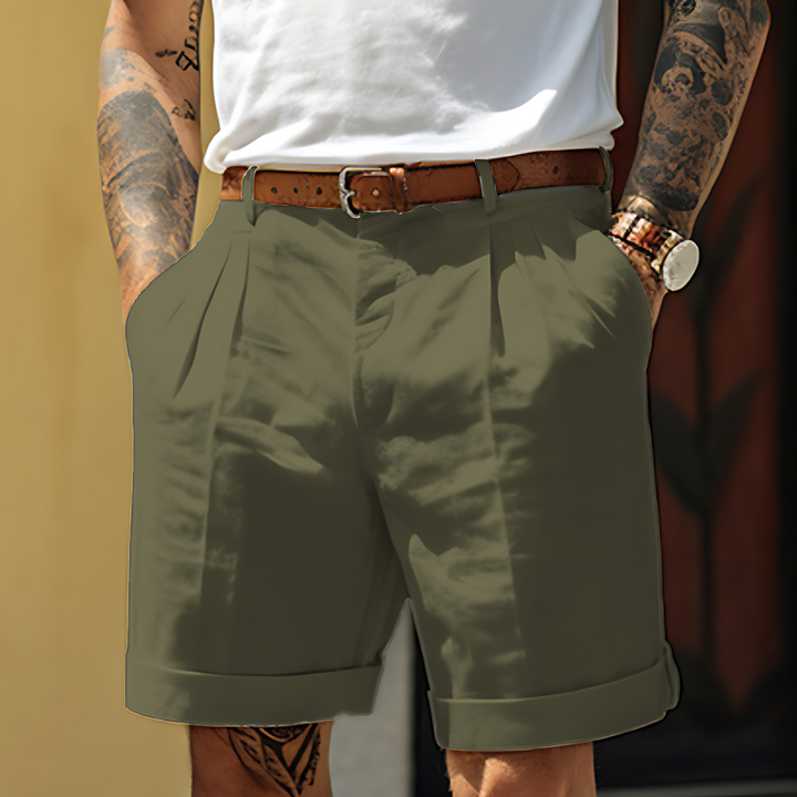 Moderne Herren-Sommershorts, kurze Hose für stilvolle Outfits in der warmen Jahreszeit.