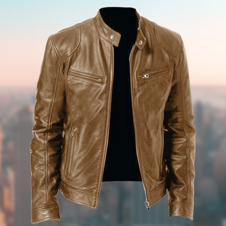 Hochwertige Herrenjacke, die Eleganz mit vielseitigem Stil verbindet. Perfekte Oberbekleidung für Mode.