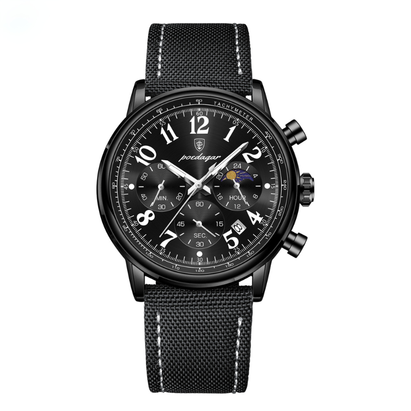 Verschluss der Herrenuhr, hochwertig und sicher, für bequemen Tragekomfort, elegantes Accessoire.