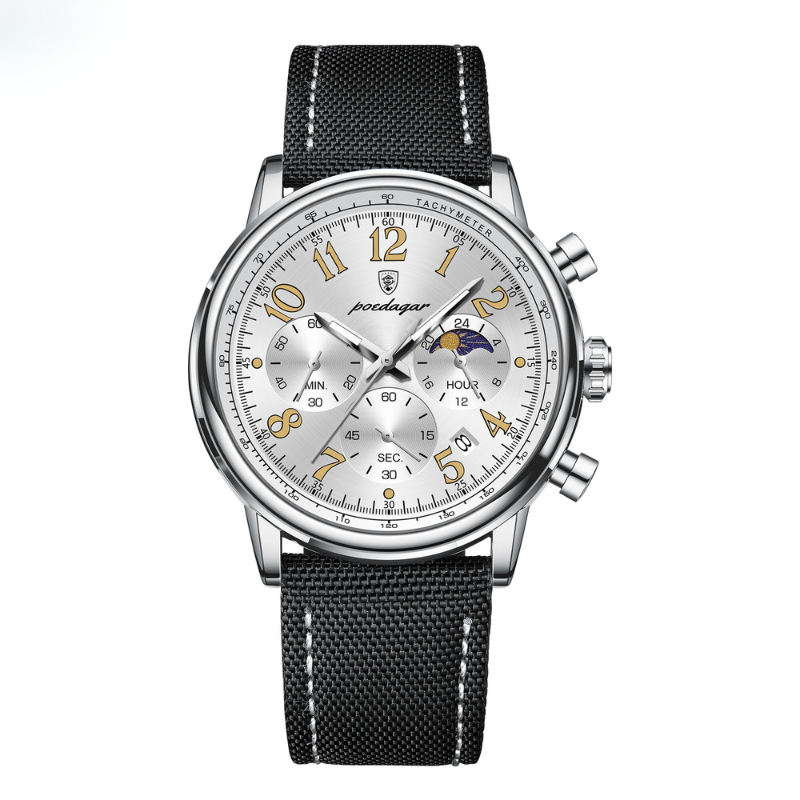 Herrenuhr mit Manschettenknöpfen, stilvolle Accessoires für den Herrn, elegant und klassisch.