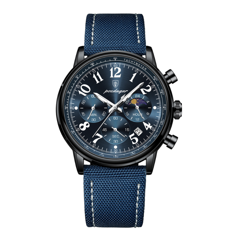 Modische Herrenuhr für die Freizeit, passt zu lässigen Outfits, hoher Tragekomfort.