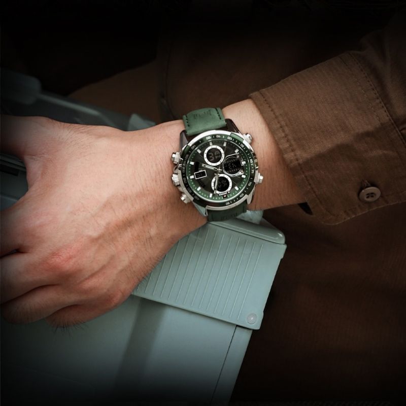 Zeitlose Business-Uhr für Herren, stilvolles Design mit robustem Edelstahlgehäuse.