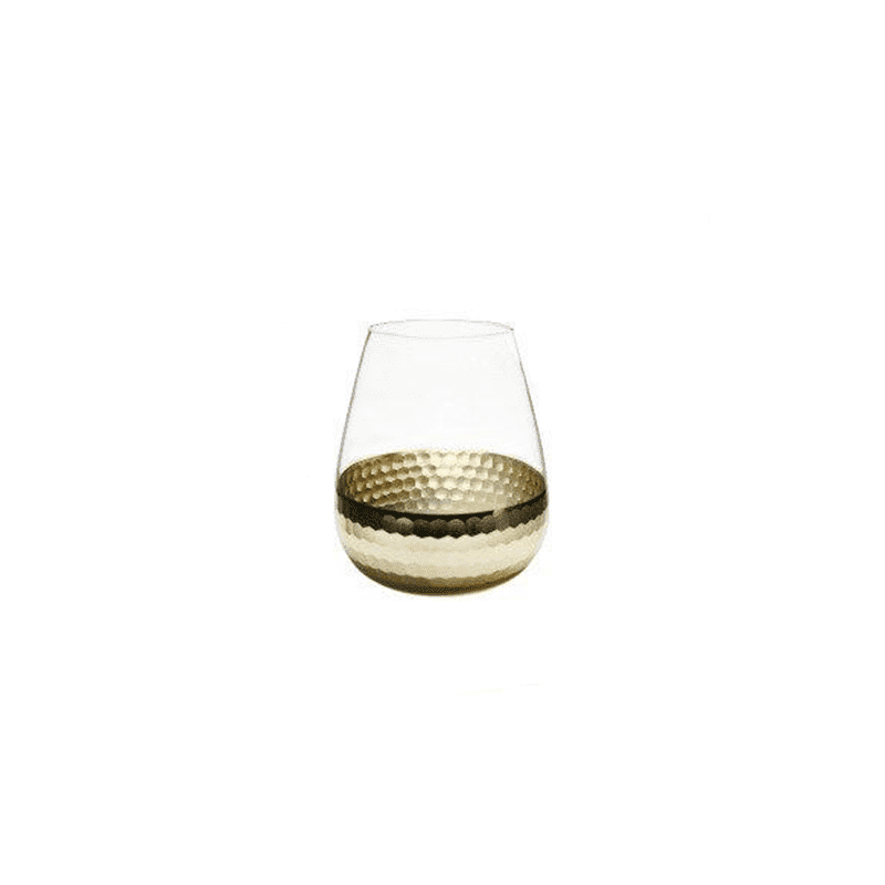 Elegante Honigwaben-Glasvase, modern und glänzend, ein stilvolles Wohnaccessoire.