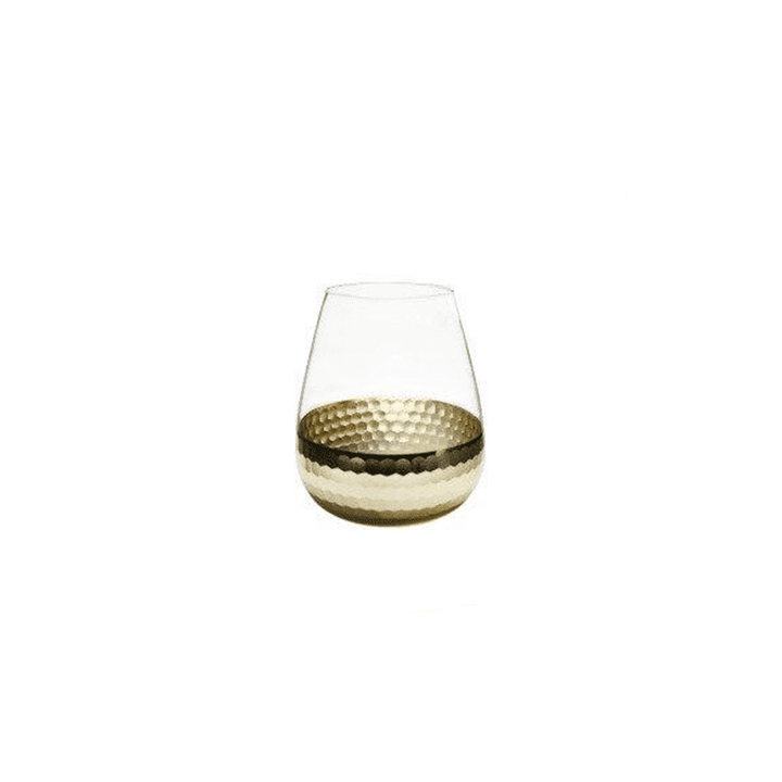 Elegante Honigwaben-Glasvase, modern und glänzend, ein stilvolles Wohnaccessoire.