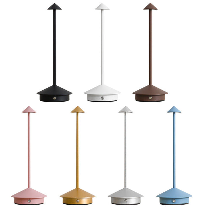 Stilvolle kabellose LED Tischlampe, dimmbar, für Wohnzimmer, Schlafzimmer, modernes Innenlicht.