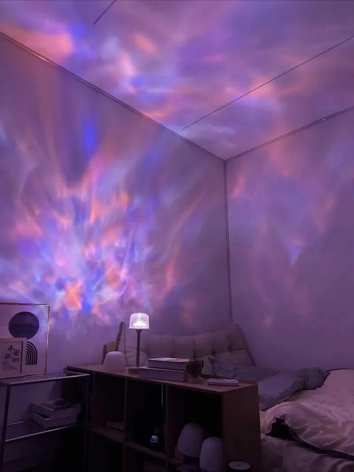 Kabellose LED Tischlampe mit intuitiver Touch Bedienung; perfekt als Nachttischlampe im Schlafzimmer.