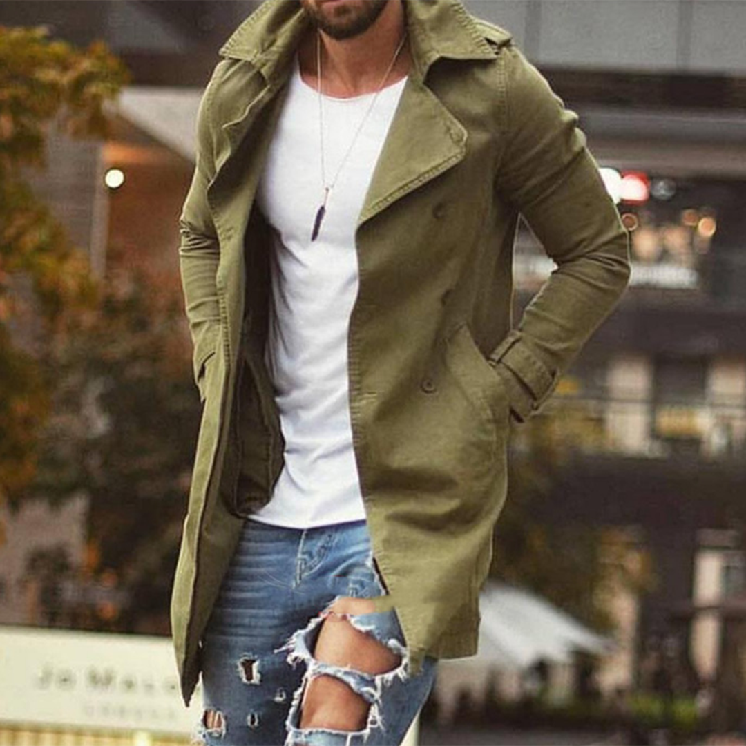 Modische Herren Sommer-Übergangsjacke, leicht und atmungsaktiv. Vielseitig einsetzbar für Frühling, Sommer & Herbst. Elegant.
