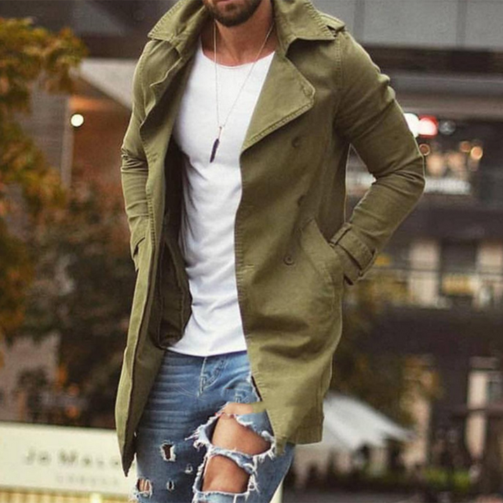 Modische Herren Sommer-Übergangsjacke, leicht und atmungsaktiv. Vielseitig einsetzbar für Frühling, Sommer & Herbst. Elegant.