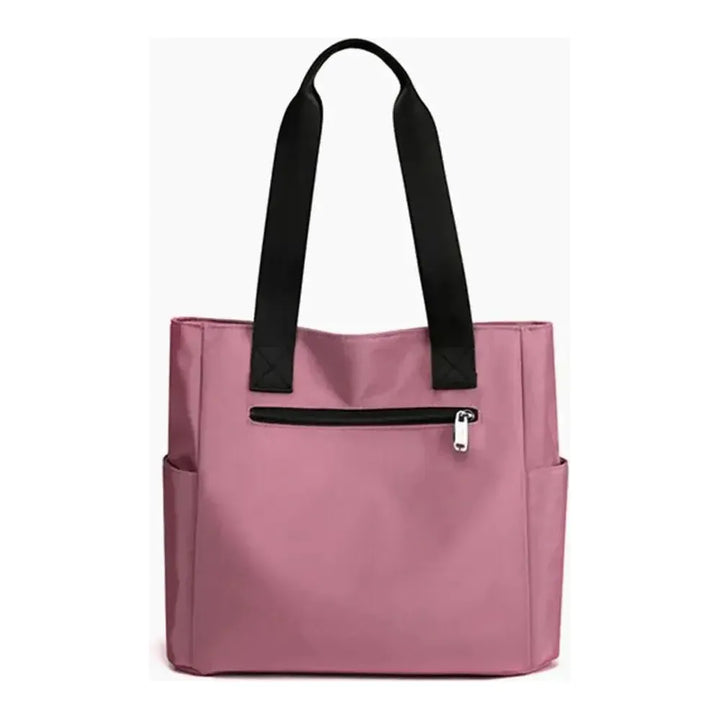 Elegante Bürotasche für Damen: wasserdichte Nylontasche mit großem Fassungsvermögen und organisierten Fächern.