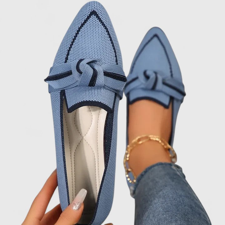 Elegante orthopädische Damen Slipper mit Fußgewölbestütze für Komfort. Bequemer Slip-on Alltagsschuh.