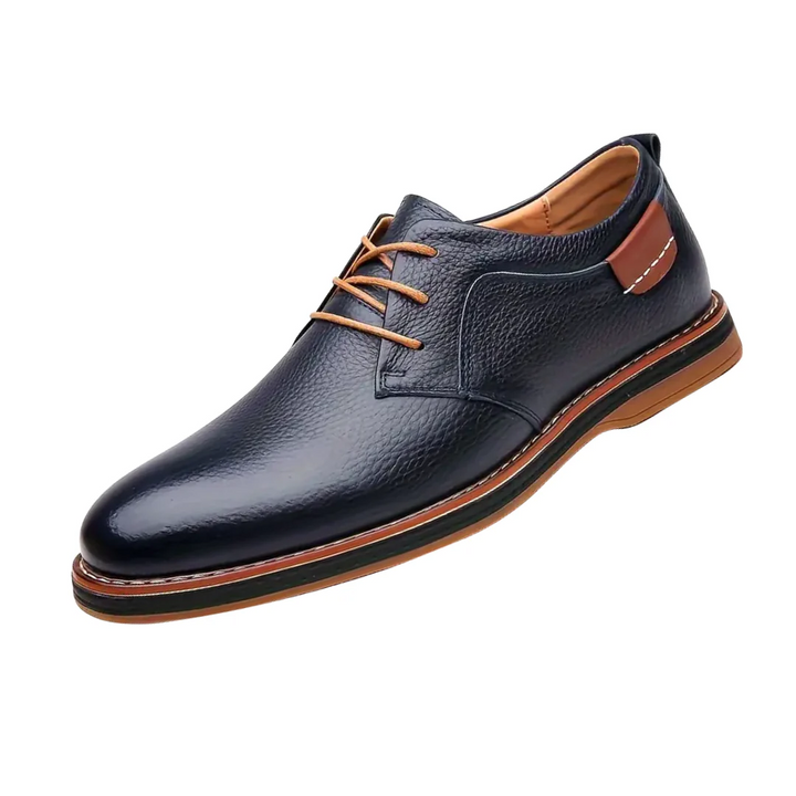 Hochwertige braune Business Herren Schnürschuhe, stilvoll & komfortabel, perfekt für Büro & elegante Anlässe.