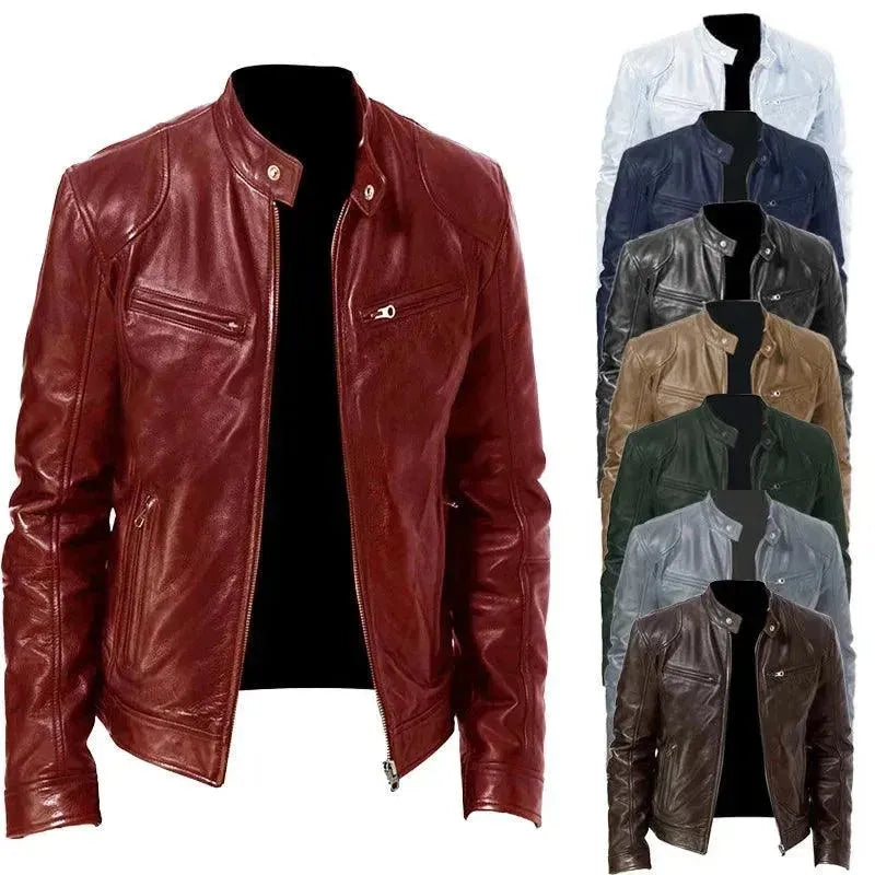 Elegante Slim Fit Herren Jacke für einen modernen Look. Perfekt als Übergangs- oder Freizeitjacke im Frühling/Herbst.