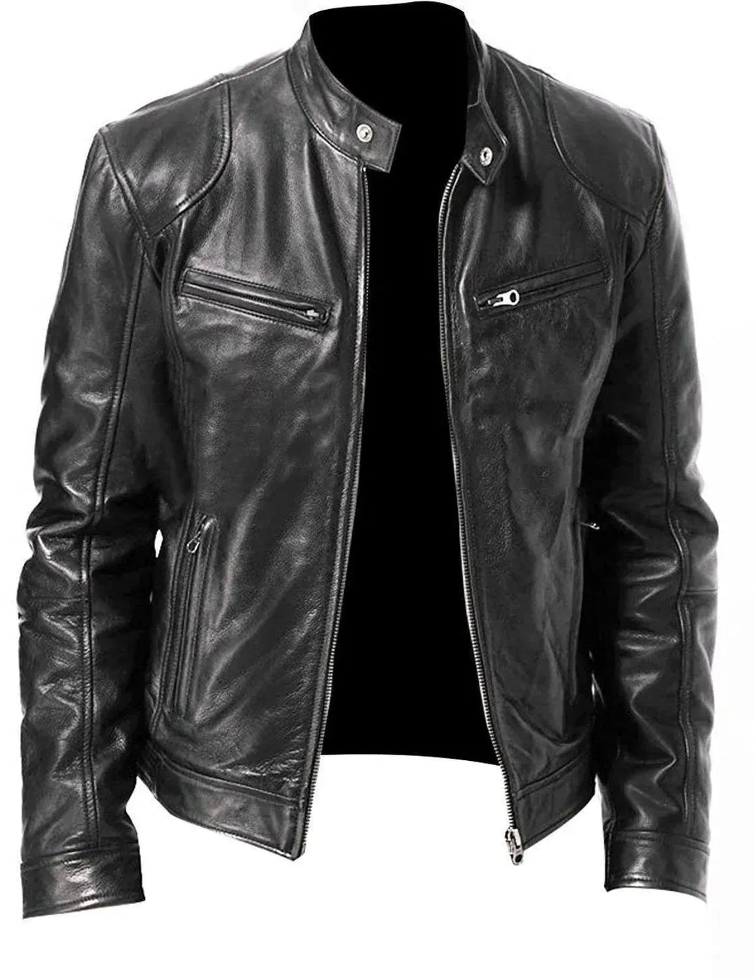 Bequeme, moderne Slim Fit Herren Jacke mit elegantem Schnitt. Perfekt für Herbst und Frühling als Freizeitjacke.