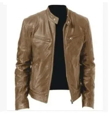 Detail der modernen Slim Fit Herren Jacke in Blau. Eleganter Kragen & zeitloses Design für Übergangszeiten.