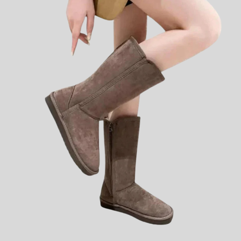 Warme Stella Knöchelstiefel für Damen, isoliert gefüttert, rutschfest & wasserabweisend, ideal für kühle Tage.