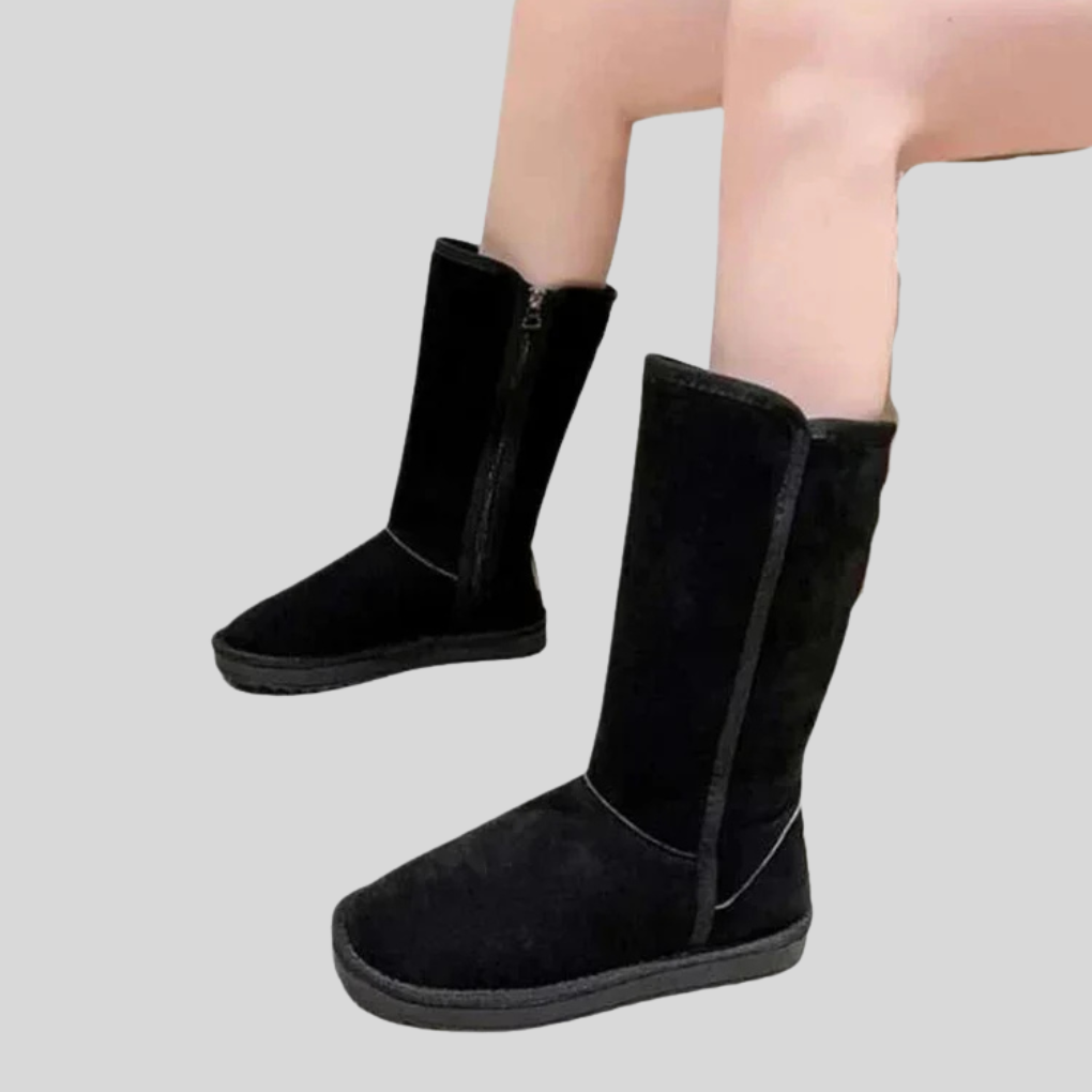 Stilvolle Stella Damen Winterstiefel, gefüttert & knöchelhoch, rutschfest für sicheren Halt, warmer Schuh für kühle Tage.