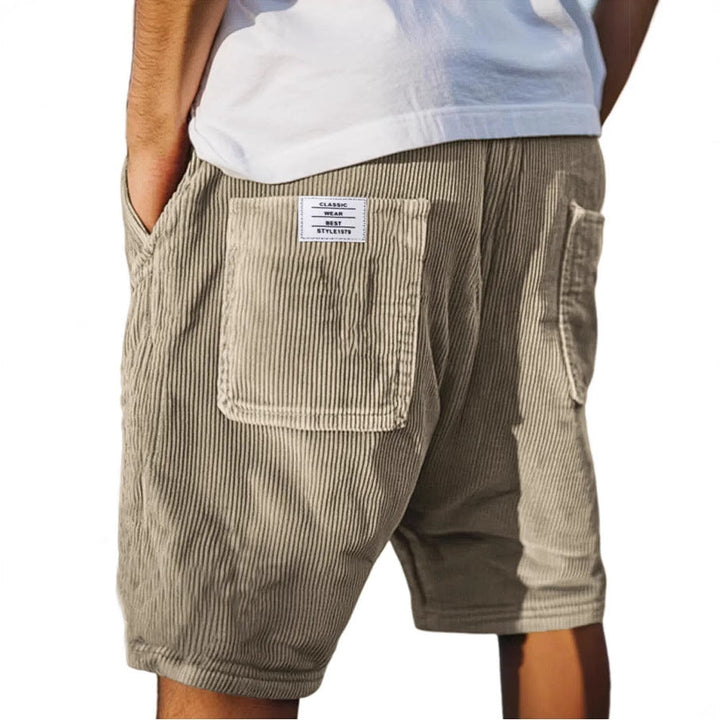 Stilvolle Herren Texturierte Shorts, ideal als Loungewear oder für elegante Freizeit-Looks im Sommer.