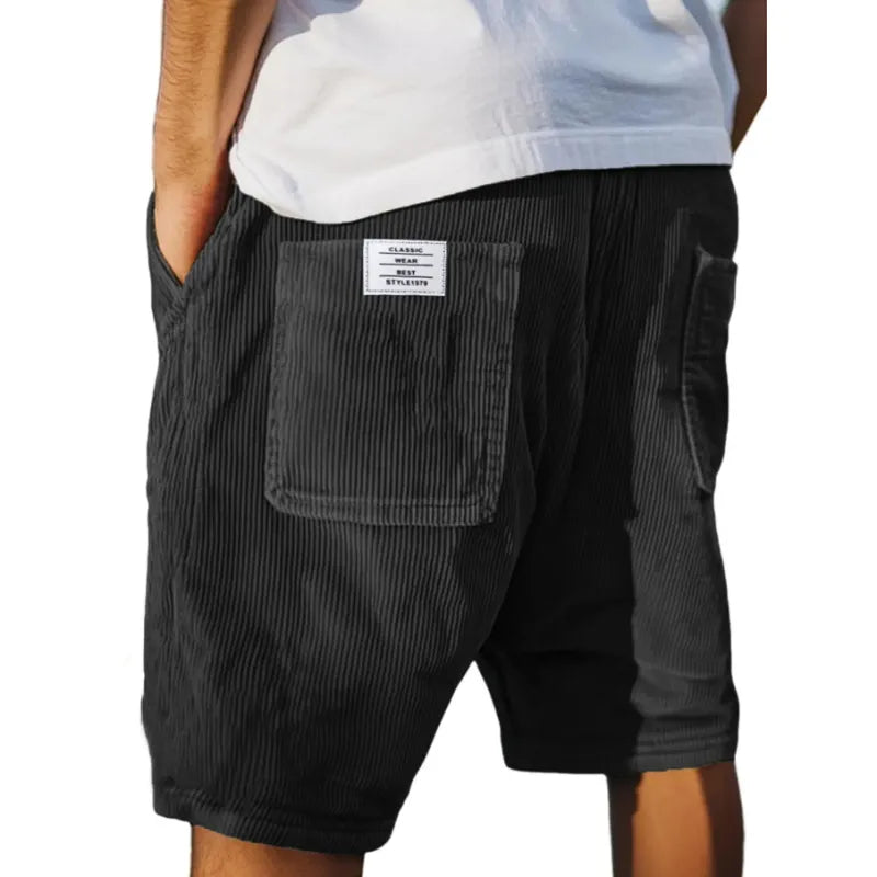 Lässige, elegante Herren Shorts mit Textur, maßgeschneidert für hohen Tragekomfort und Stil.