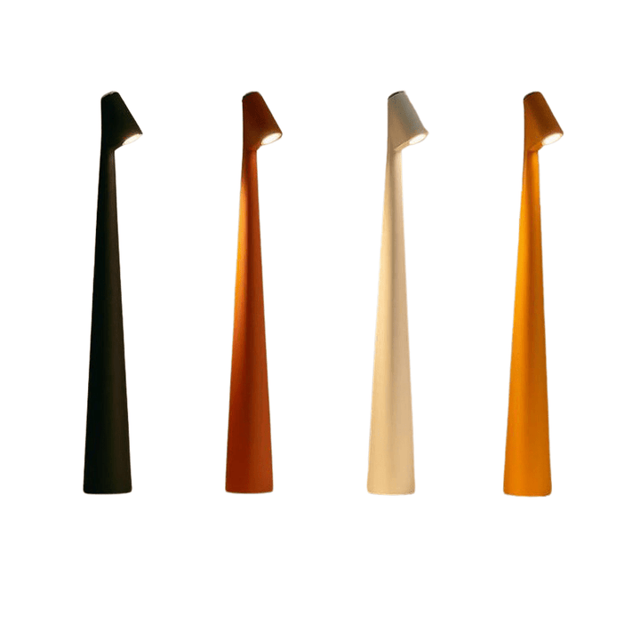 Vielseitige kabellose Touch LED Tischlampe, dimmbar & aus Aluminium, nordisches Design für modernes Zuhause.