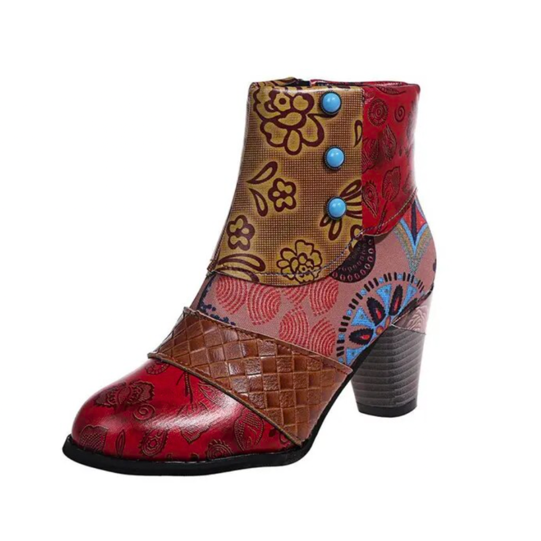 Elegante, wasserdichte Damen Retro Stiefel. Perfekt für Herbst & Winter mit Komfort und Stil.