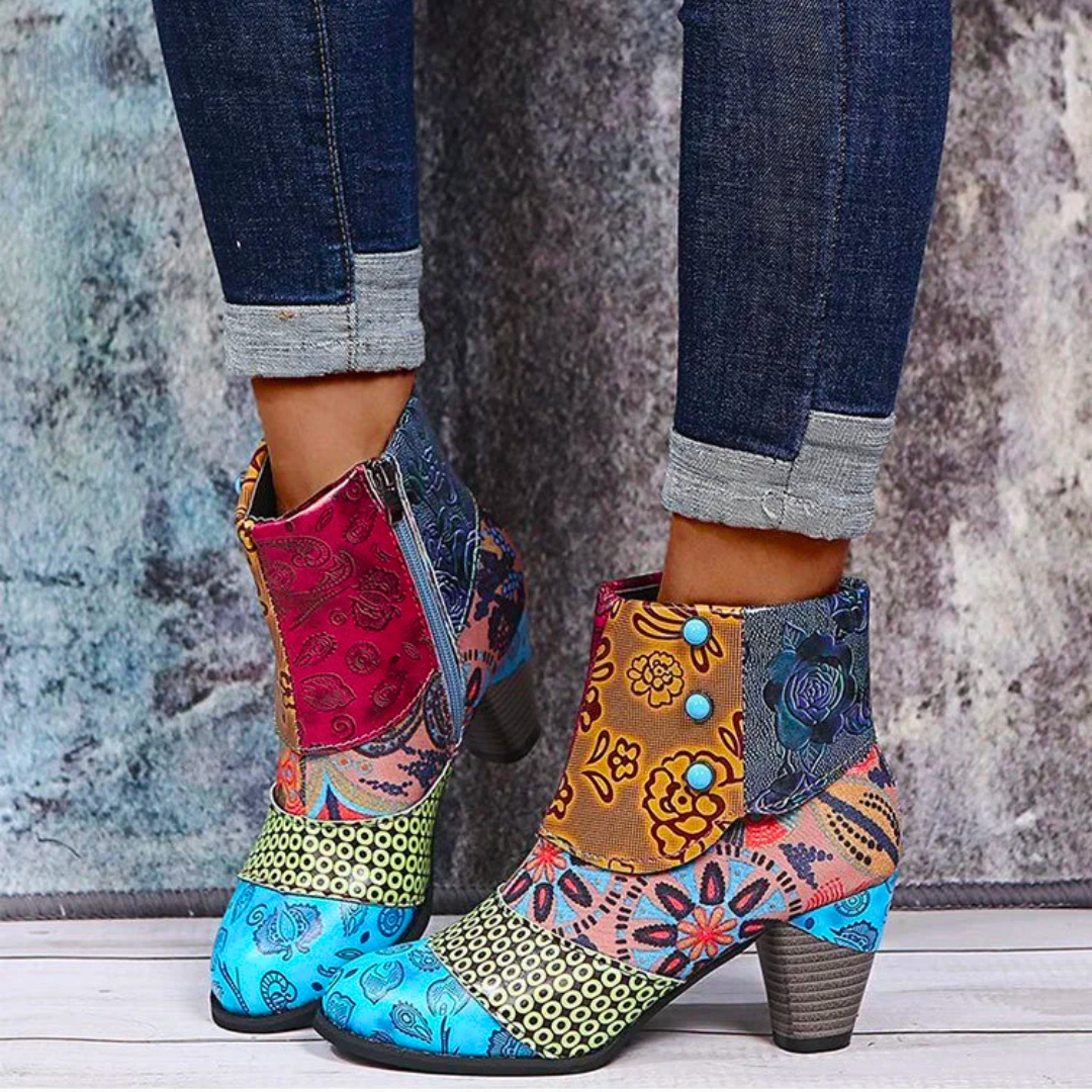 Vielseitige, wasserdichte Damen Retro Stiefel. Eleganz und Komfort für jede Gelegenheit im Herbst/Winter.