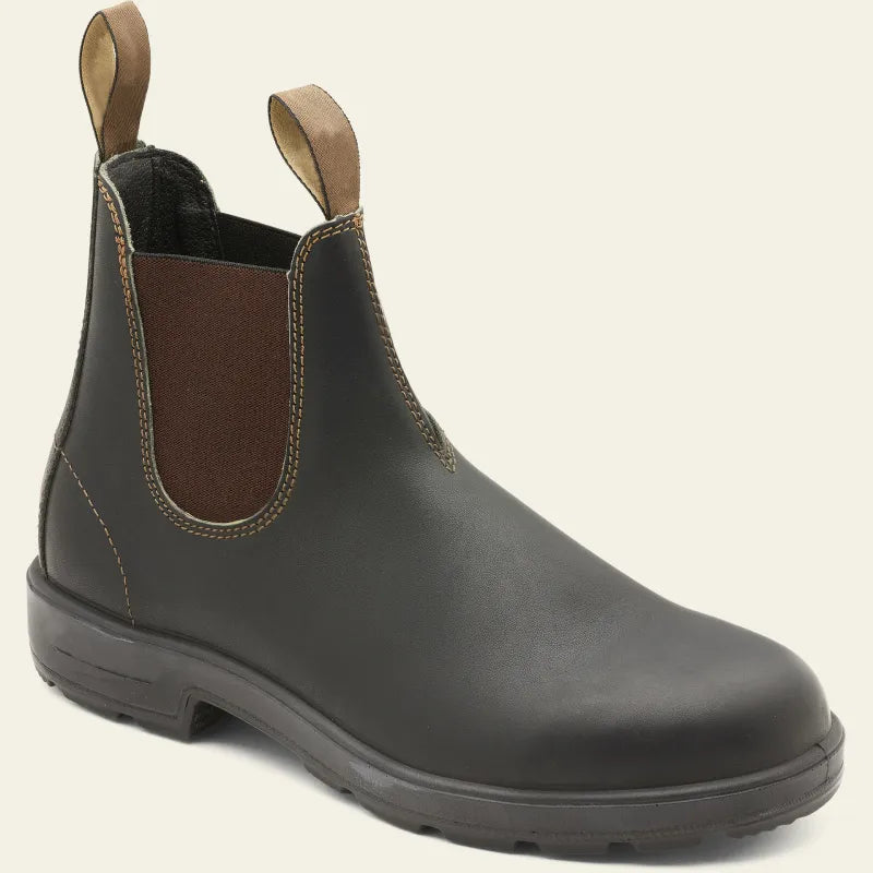 Elegante, wasserdichte Herren Chelsea-Stiefel in Schwarz, perfekt für Alltag & Wetter. Komfortable Schlupf-Stiefeletten.