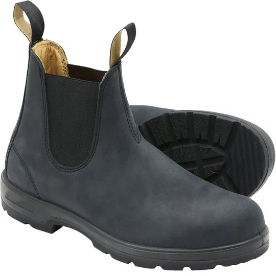 Klassische Herren Chelsea-Stiefel, wasserdicht & elegant, erhältlich in Schwarz, Braun, Grau. Komfortable Schlupf-Stiefeletten.