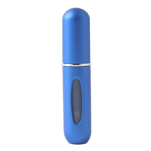 Robuster 5ml Reisezerstäuber aus Metall, für sicheren Dufttransport.