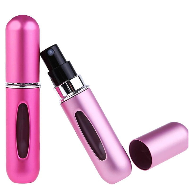 Praktischer Reisezerstäuber für Parfüm, 5ml Kapazität, ideal für unterwegs.