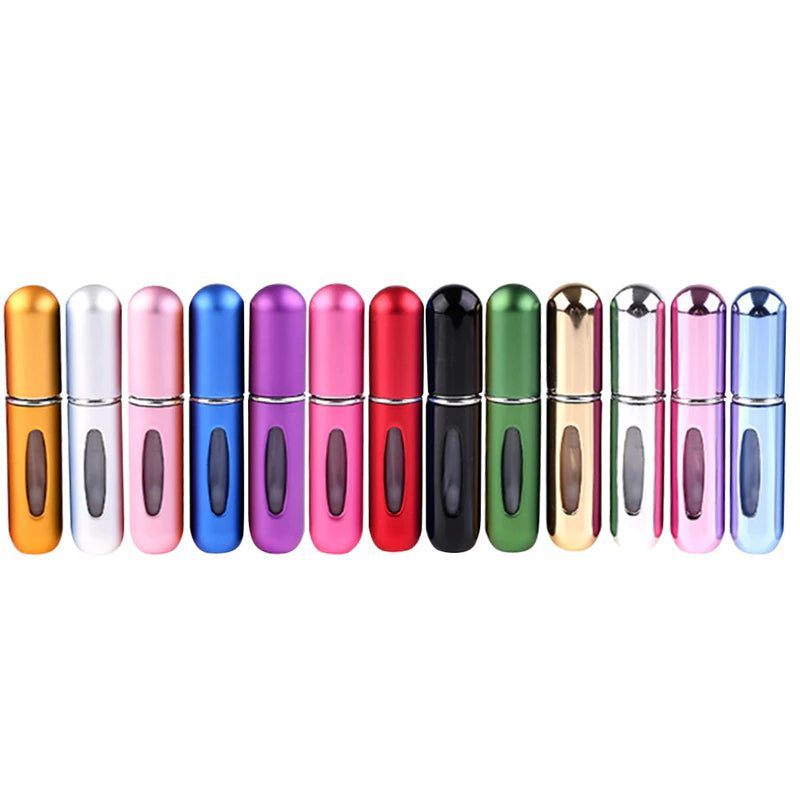 Tragbarer 5ml Duftzerstäuber aus Metall, für Handtasche und Reisen.