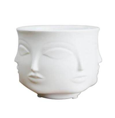 Eleganter Buddha Kopf Vase, stilvolle Heimdeko. Ideal als Tischdeko oder Geschenkidee für Ihr Zuhause.